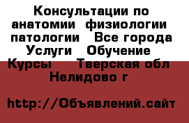 Консультации по анатомии, физиологии, патологии - Все города Услуги » Обучение. Курсы   . Тверская обл.,Нелидово г.